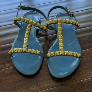 Stuart weitzman Jelrose rubber sandals